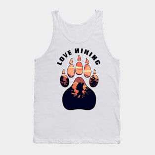 Pawprint Sunset Trails Tank Top